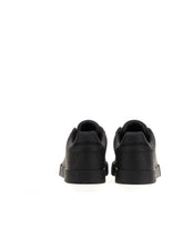 Calfskin nappa Portofino sneakers with rubber toe - | Dolce & Gabbana