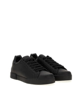 LEATHER SNEAKERS - | Dolce & Gabbana