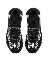 Mixed-materials NS1 slip-on sneakers - | Dolce & Gabbana
