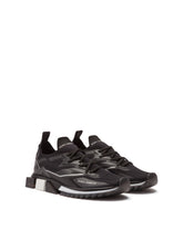 Stretch mesh Sorrento sneakers with logo - | Dolce & Gabbana