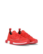 Stretch mesh Sorrento sneakers with logo - | Dolce & Gabbana