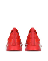 Stretch mesh Sorrento sneakers with logo - | Dolce & Gabbana