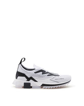 Stretch mesh Sorrento sneakers with logo - | Dolce & Gabbana