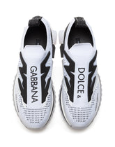 Stretch mesh Sorrento sneakers with logo - | Dolce & Gabbana