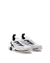 Stretch mesh Sorrento sneakers with logo - | Dolce & Gabbana
