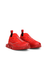 Stretch mesh Sorrento sneakers with logo - | Dolce & Gabbana