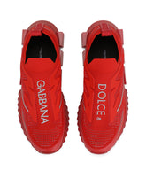 Stretch mesh Sorrento sneakers with logo - | Dolce & Gabbana