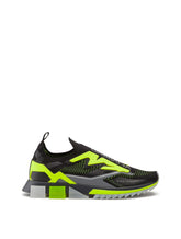 Stretch mesh Sorrento sneakers with logo - | Dolce & Gabbana