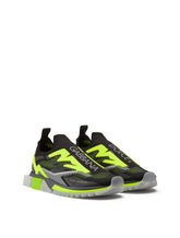 Stretch mesh Sorrento sneakers with logo - | Dolce & Gabbana