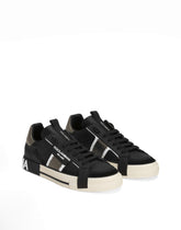 Calfskin 2.Zero custom sneakers with contrasting details - | Dolce & Gabbana