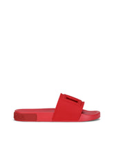 Rubber beachwear slides with DG Millennials logo - | Dolce & Gabbana