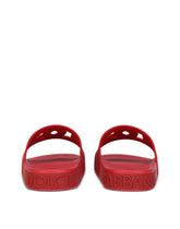 Rubber beachwear slides with DG Millennials logo - | Dolce & Gabbana
