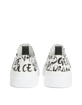 Canvas Portofino Light sneakers with DG logo print - | Dolce & Gabbana