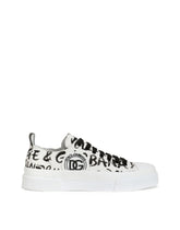 Canvas Portofino Light sneakers with DG logo print - | Dolce & Gabbana