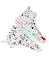 Hand-painted graffiti canvas Portofino Light mid-top sneakers - | Dolce & Gabbana