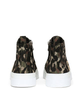 Canvas jacquard Portofino Light mid-top sneakers - | Dolce & Gabbana