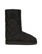Nylon boots with DG logo - | Dolce & Gabbana