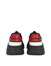 Mixed-material Daymaster sneakers with logo patch - | Dolce & Gabbana
