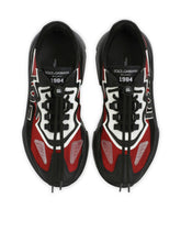 Mixed-material Daymaster sneakers with logo patch - | Dolce & Gabbana