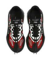 Mixed-material Daymaster sneakers with logo patch - | Dolce & Gabbana