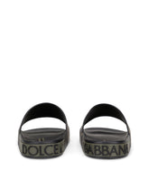 Camouflage rubber beachwear sliders - | Dolce & Gabbana