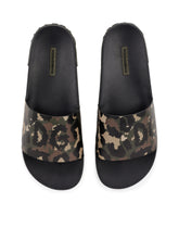 Camouflage rubber beachwear sliders - | Dolce & Gabbana