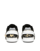 Painted calfskin Portofino sneakers - | Dolce & Gabbana