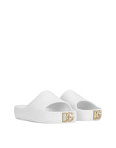 Beachwear sliders with DG logo - | Dolce & Gabbana
