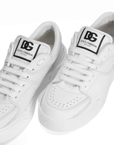 Calfskin nappa New Roma sneakers - | Dolce & Gabbana
