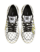 Printed calfskin New Roma sneakers - | Dolce & Gabbana