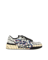 Printed calfskin New Roma sneakers - | Dolce & Gabbana