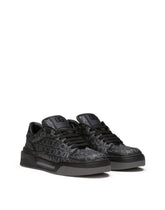 Coated jacquard New Roma sneakers - | Dolce & Gabbana