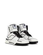 Calfskin nappa New Roma mid-top sneakers - | Dolce & Gabbana