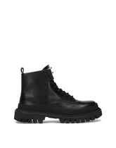 Studded calfskin hi-trekking ankle boots - | Dolce & Gabbana