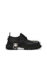 Studded calfskin hi-trekking Derby shoes - | Dolce & Gabbana