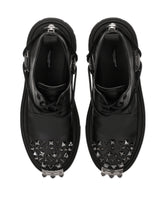 Studded calfskin hi-trekking Derby shoes - | Dolce & Gabbana