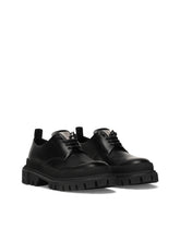 Calfskin hi-trekking Derby shoes - | Dolce & Gabbana