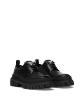 Calfskin hi-trekking Derby shoes - | Dolce & Gabbana