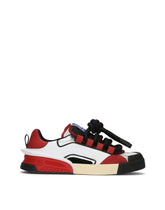 Mixed-material Portofino sneakers - | Dolce & Gabbana