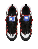 Mixed-material Portofino sneakers - | Dolce & Gabbana