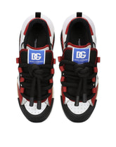 Mixed-material Portofino sneakers - | Dolce & Gabbana