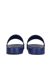 Rubber beachwear sliders with DG logo - | Dolce & Gabbana