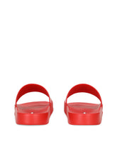 Rubber beachwear sliders with DG logo - | Dolce & Gabbana