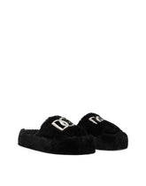 Faux fur sliders - | Dolce & Gabbana