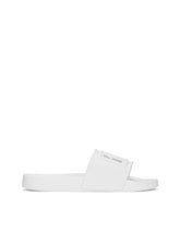 Rubber beachwear sliders with DG logo - | Dolce & Gabbana