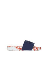 Rubber beachwear sliders with DG logo - | Dolce & Gabbana