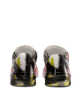 Calfskin New Roma sneakers with spray-paint graffiti print - | Dolce & Gabbana