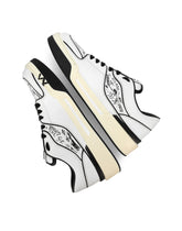 Graffiti-print calfskin New Roma sneakers - | Dolce & Gabbana