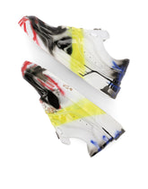 Calfskin New Roma sneakers with spray-paint graffiti print - | Dolce & Gabbana