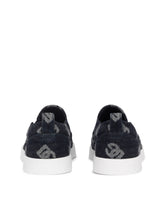 Portofino slip-on sneakers with denim logo - | Dolce & Gabbana